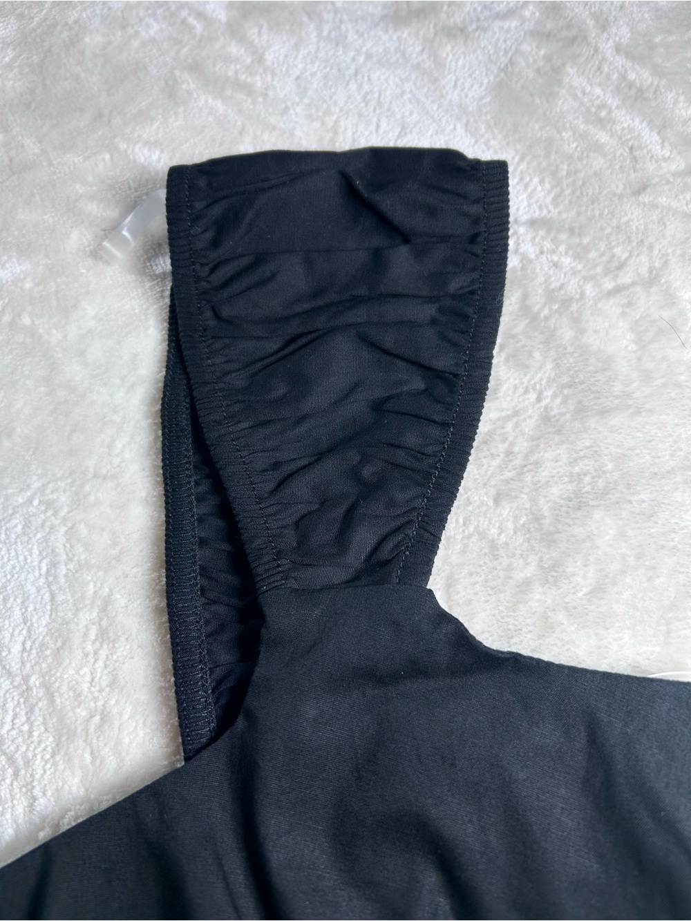 NWT Women’s Black Poplin Peplum Tank Top - Cap Sleeves - Wild Fable - Festival - Picture 5 of 10